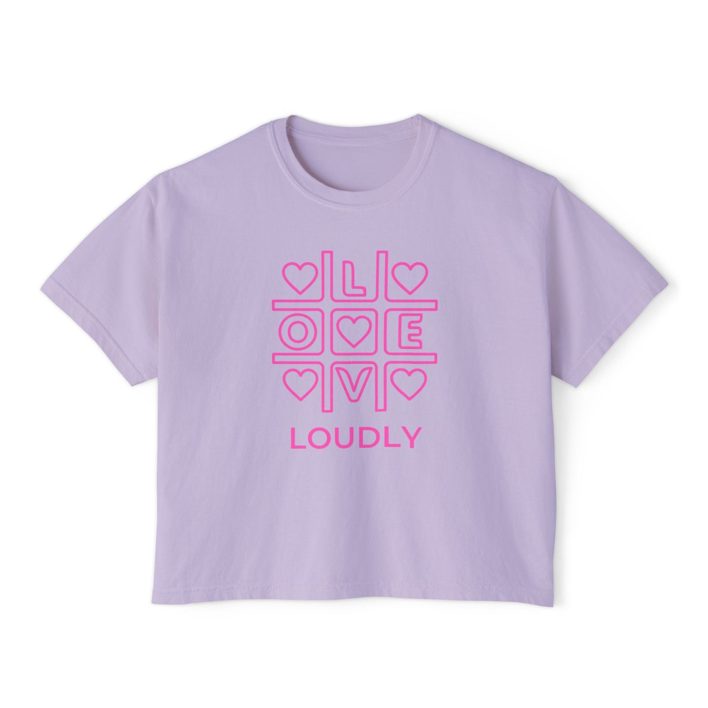 xoxo boxy tee