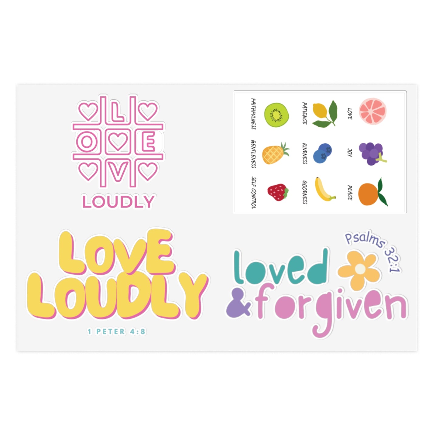 love loudly launch stickers