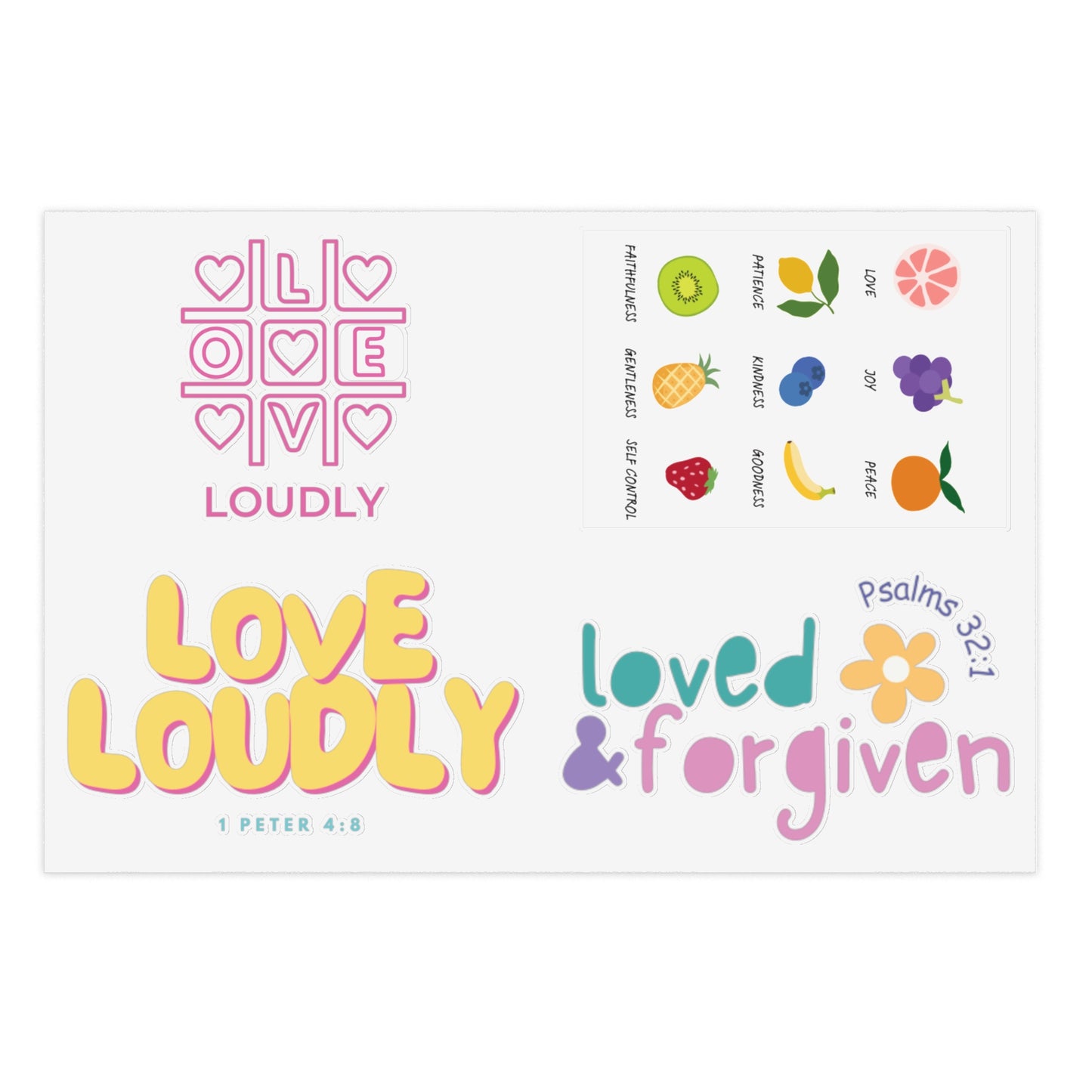 love loudly launch stickers