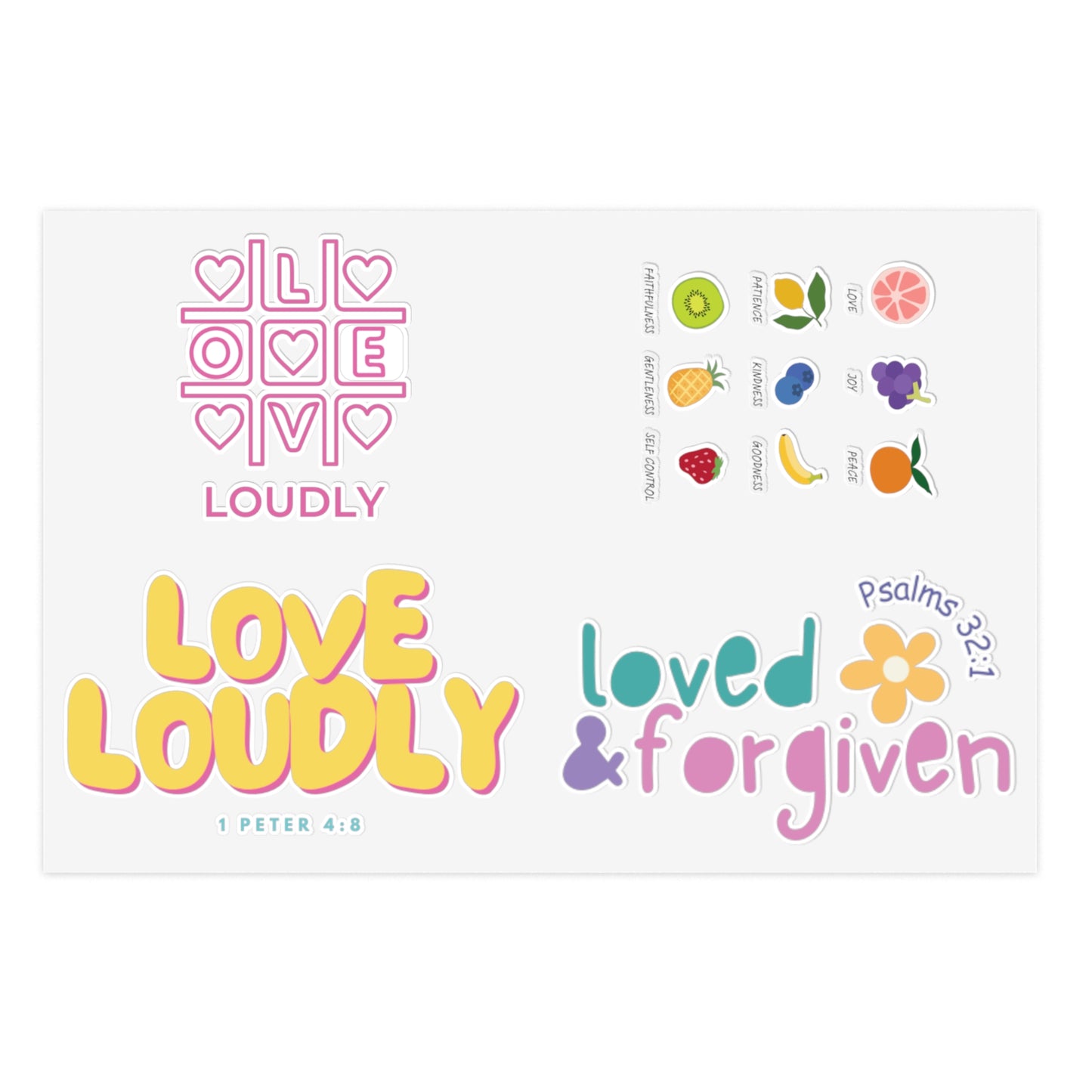 love loudly launch stickers