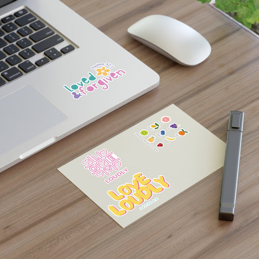 love loudly launch stickers