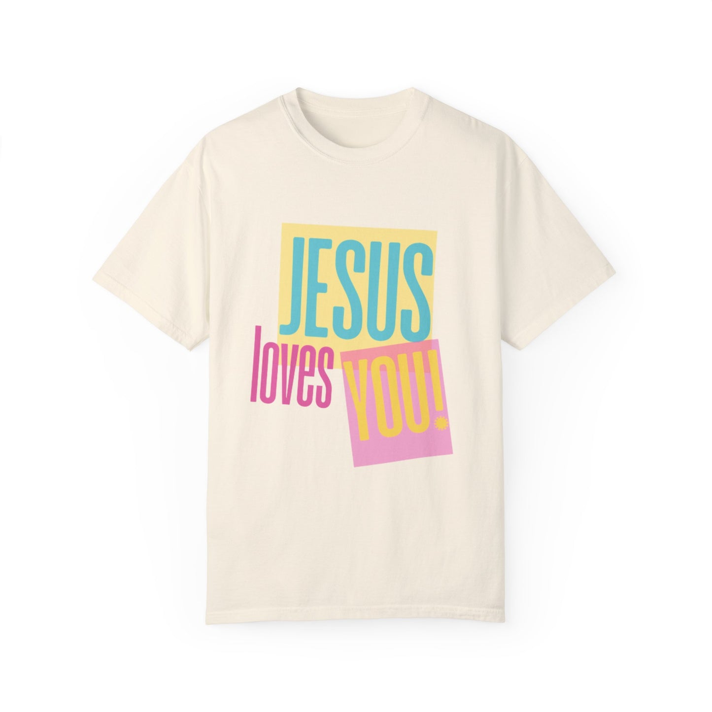 retro JESUS LOVES YOU tee
