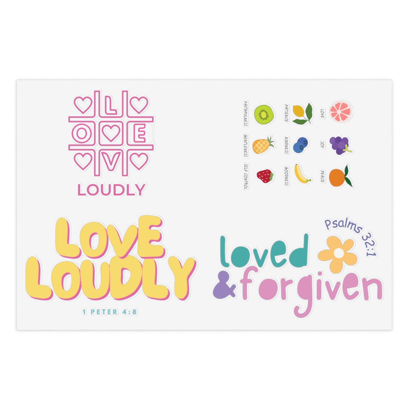 love loudly launch stickers