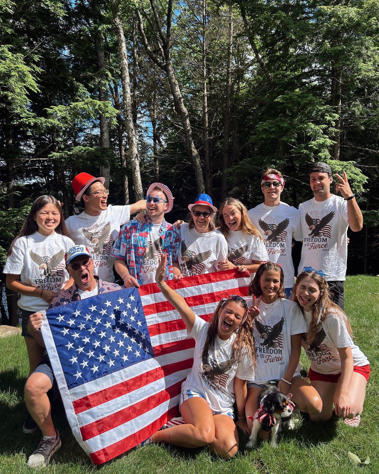 FREEDOM IS 𝒻𝒾𝑒𝓇𝒸𝑒 2025 tee