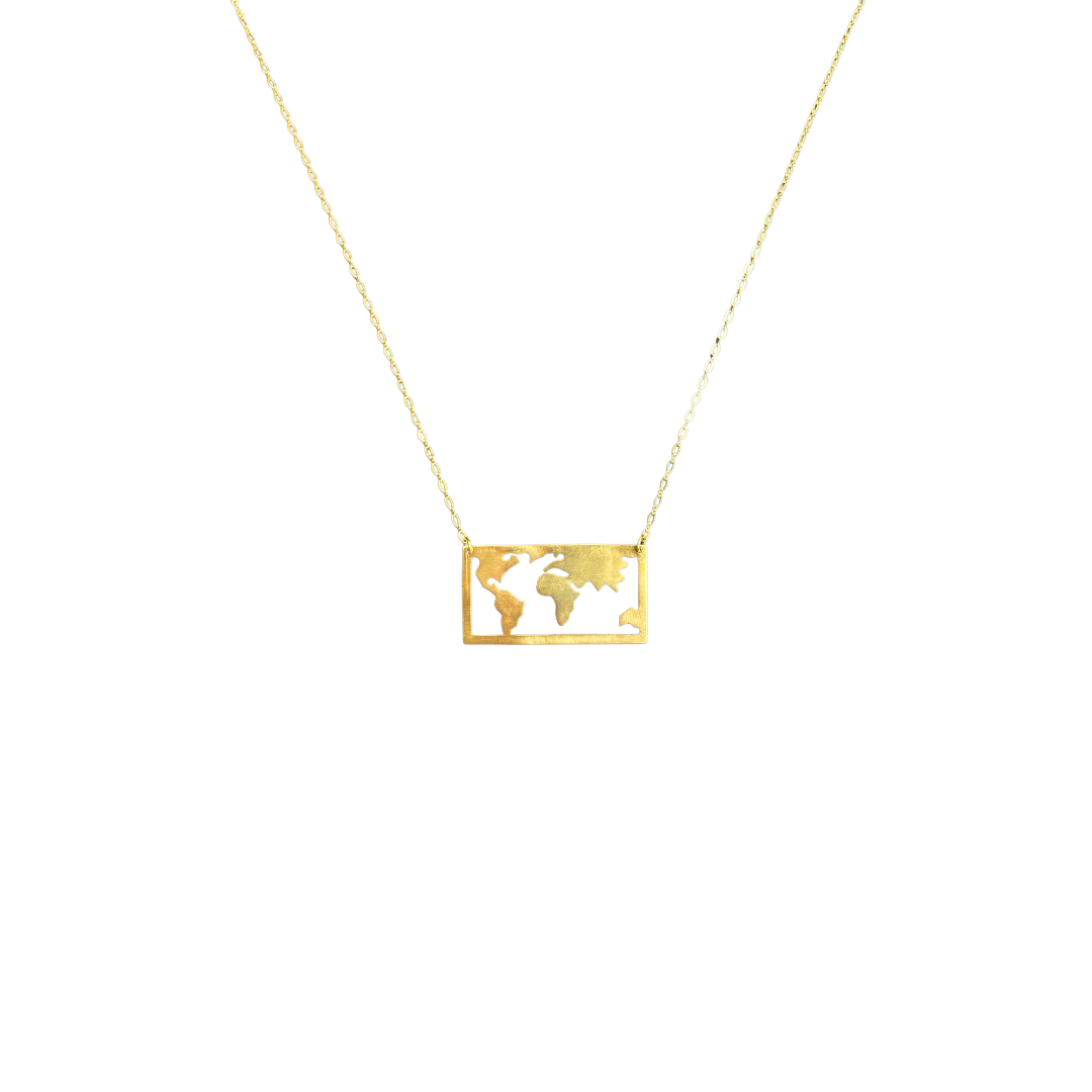 map necklace