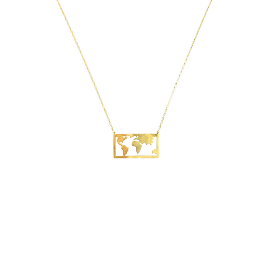 map necklace