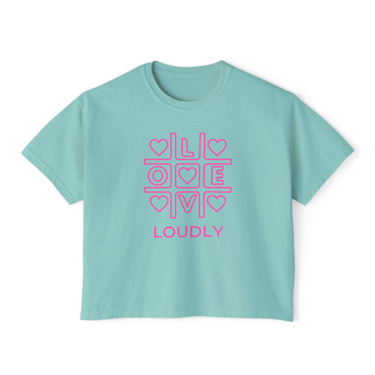 xoxo boxy tee