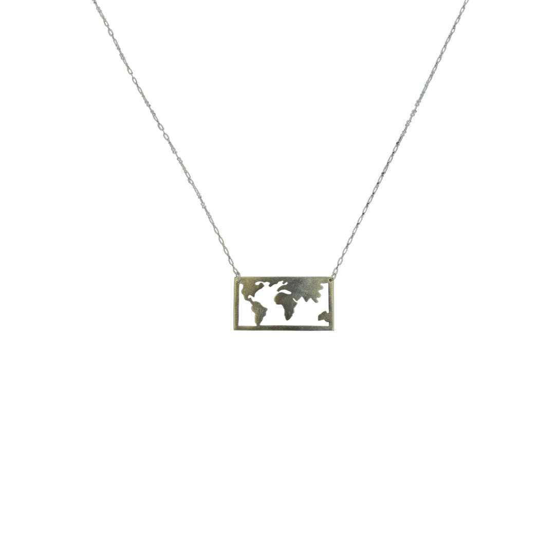 map necklace